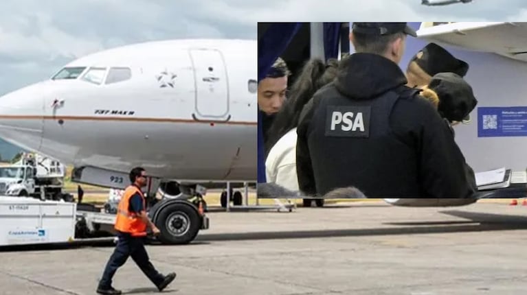 Una pasajera, que viajaba junto a su nieta menor de edad, alertó a las azafatas sobre la conducta de la pareja.