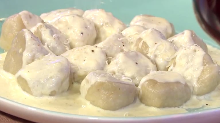 Una receta de ñoquis diferentes: rellenos a los cuatro quesos Foto: Cucinare.TV.