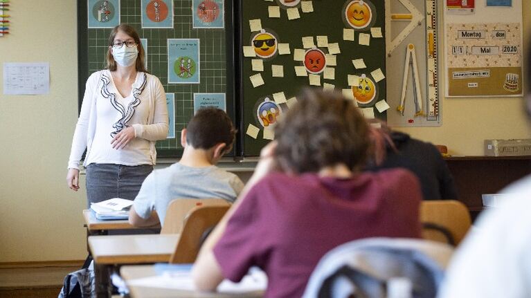 UNESCO: solo un tercio de los alumnos del mundo vuelve al colegio por el coronavirus. Foto: EFE.