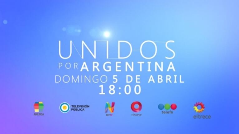 Unidos por Argentina, un especial histórico para ayudar a los más necesitados en plena pandemia del coronavirus
