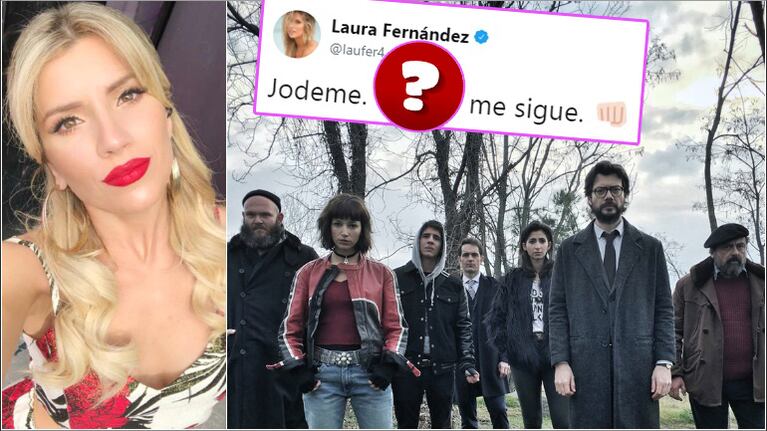 Uno de los protagonistas de La Casa de Papel empezó a seguir a Laurita Fernández (Fotos: Instagram y Web)