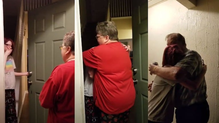 Unos abuelos recorren más de 2.000 kilómetros para reunirse con su nieta tras 18 meses separados