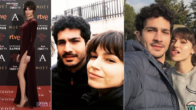 Úrsula Corberó, la española que habría conquistado al Chino Darín. Fotos: Web e Instagram.