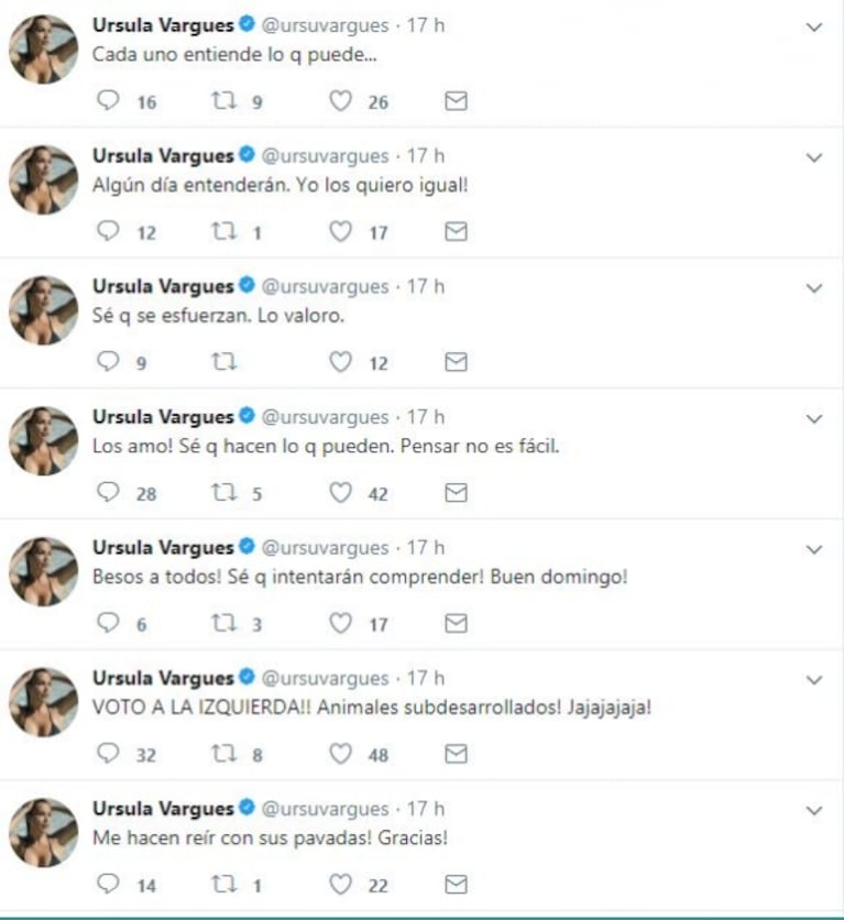 Ursula Vargues, polémicos tweets sobre la comunidad judía: repudio en las redes sociales y su descargo en TV