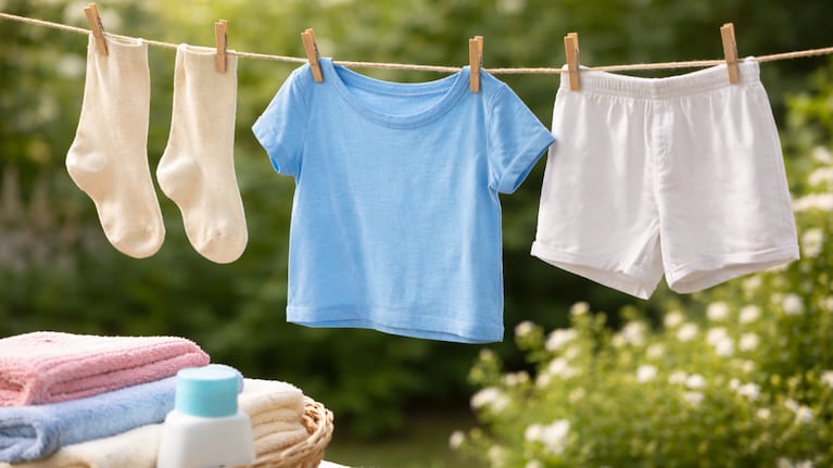 Usar acondicionador de pelo para lavar la ropa, un solución que está ganando adeptos. Foto: IA