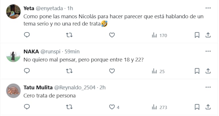 Usuarios de redes sociales desconfiaron del trabajo que promocionaron el Chino y Nicolás Grosman en Rusia (Foto: captura de X).