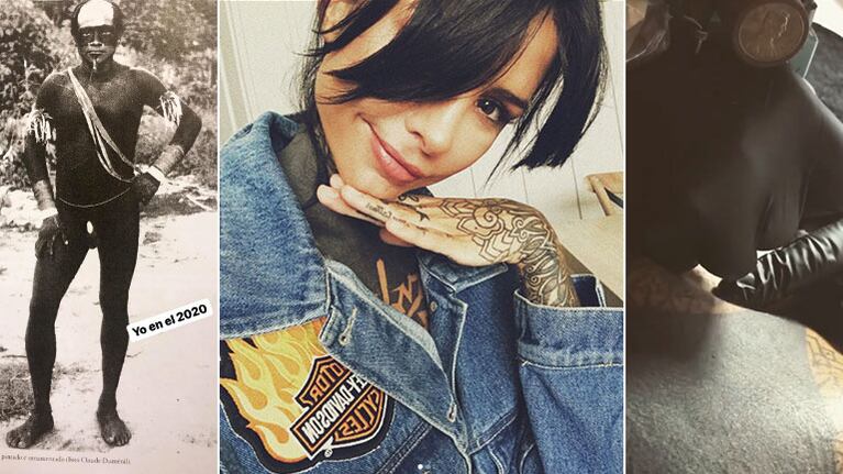 ¡Va por más! Cande Tinelli sigue tatuándose y lanzó un divertido comentario: Yo en el 2020