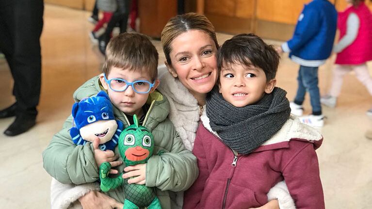 Vacaciones, día 1: la emoción de Vanina Escudero luego de que Benicio conociera a sus ídolos de la TV