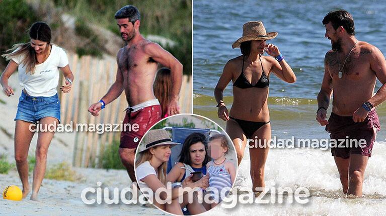 ¡Vacaciones en familia y amistad! Los días de Kloosterboer y Cherri con sus parejas e hijos en las playas de Punta