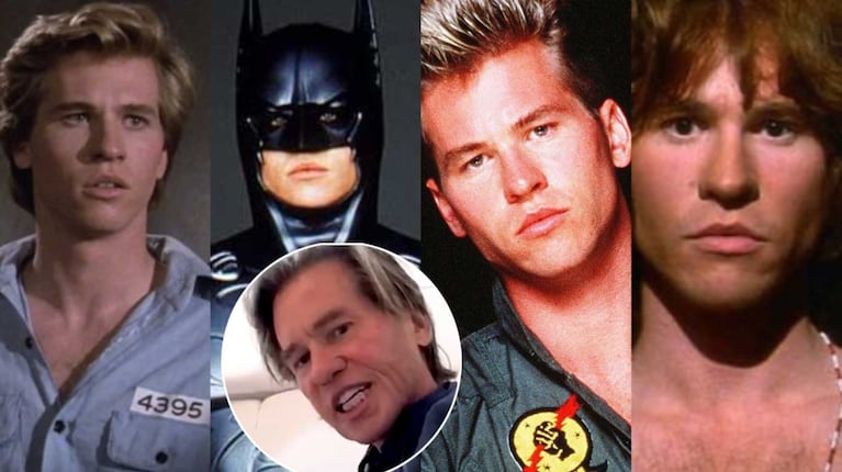 Val Kilmer y los roles que le dieron su fama (Fotos: web y Instagram @valkilmerofficial)