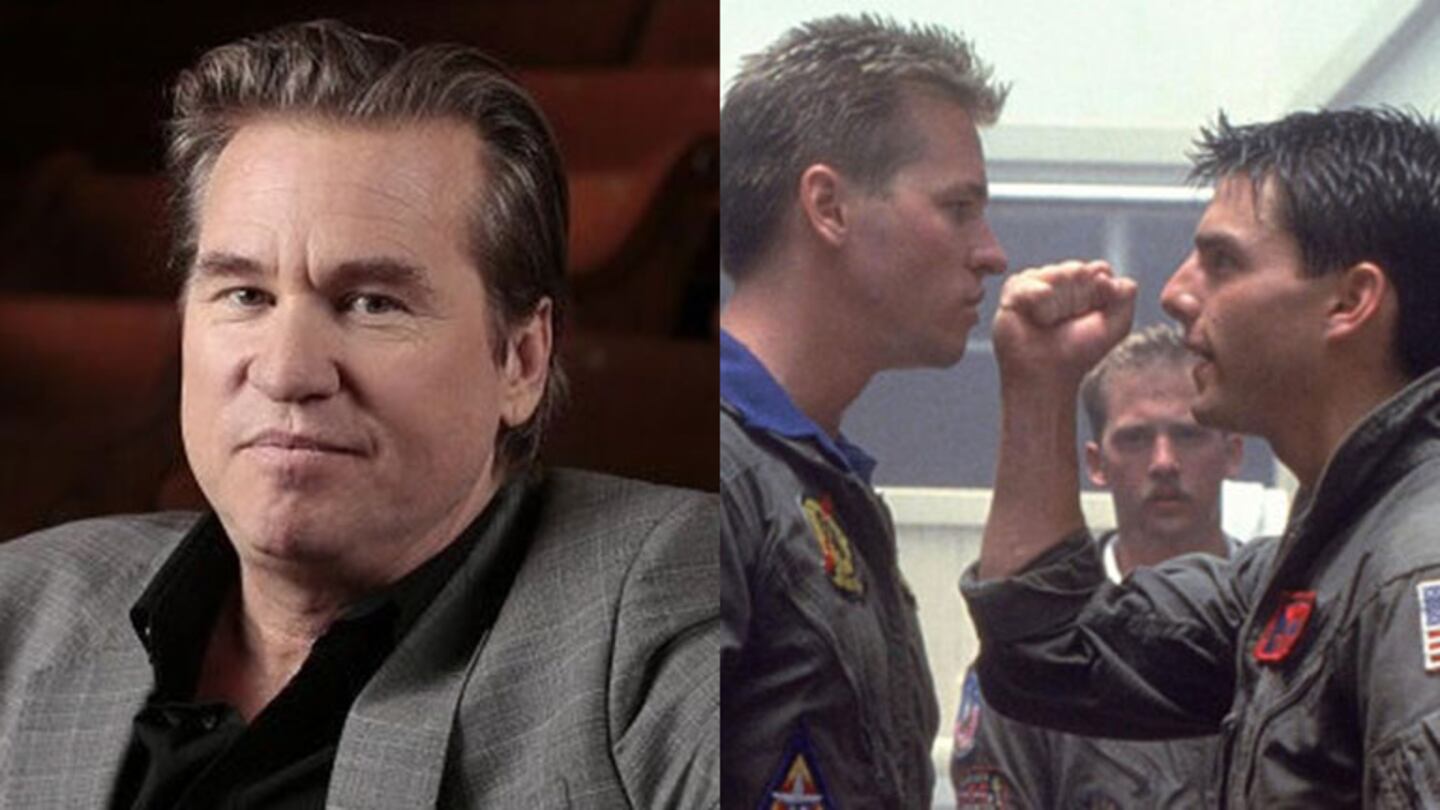 Val Kilmer y Tom Cruise