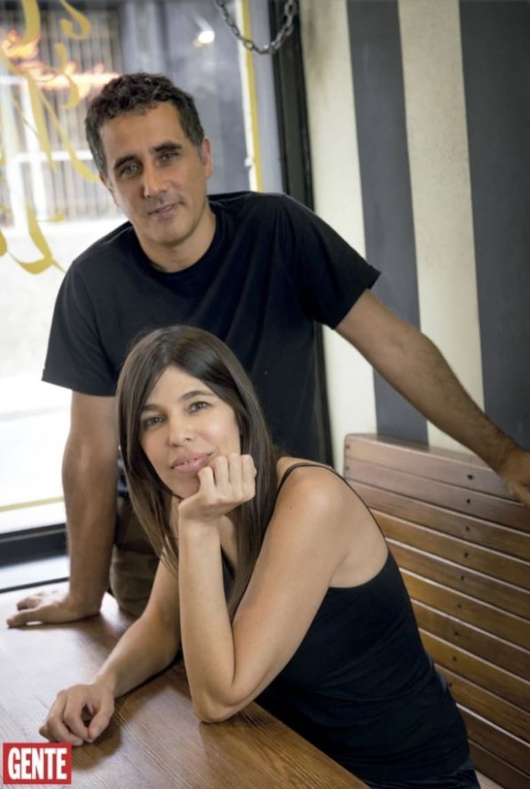 Valentina Bassi y el director Ulises Rosell, en pareja desde hace 15 años: "Sólo nos vimos en un festival de cine, pero yo quedé flechada"
