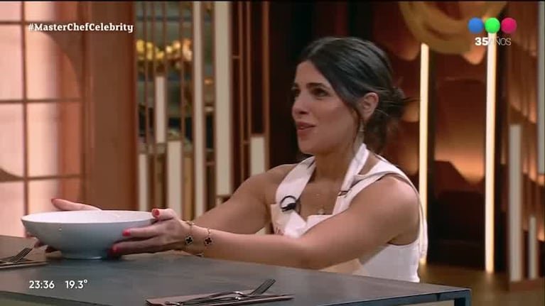 Valentina Cervantes debutó en MasterChef con unos ñoquis con salsa de queso azul que conquistaron al jurado | Créditos: Captura Telefe