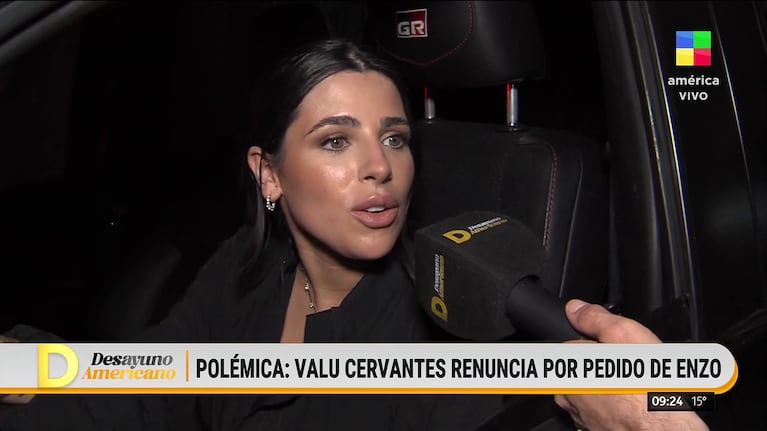 Valentina Cervantes habló en Desayuno Americano (Foto: captura de América).