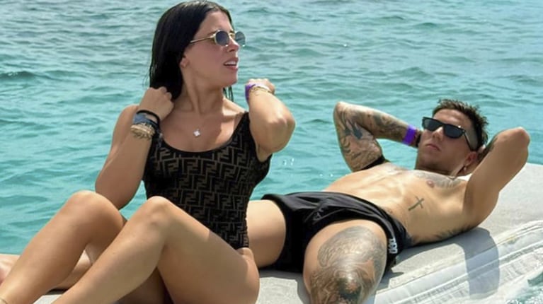 Valentina Cervantes y Enzo Fernández.