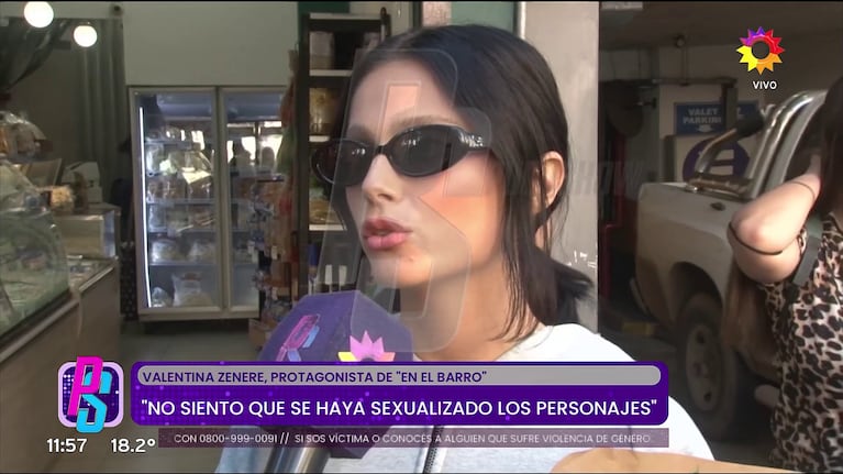 Valentina Zenere habló en Puro Show (Foto: captura de eltrece).