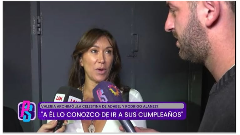 Valeria Archimó contó a Puro Show cómo conoció Adabel Guerrero a su amante. Captura: eltrece