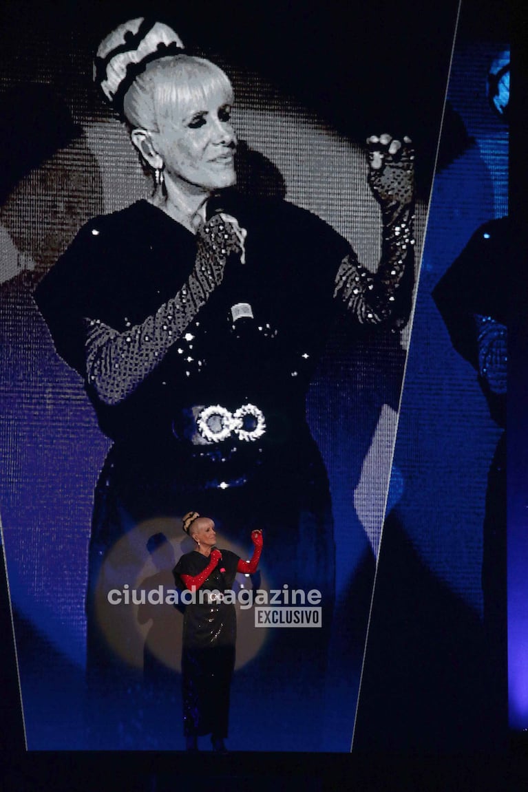 Valeria Lynch brilló en el Gran Rex (Foto: Movilpress).