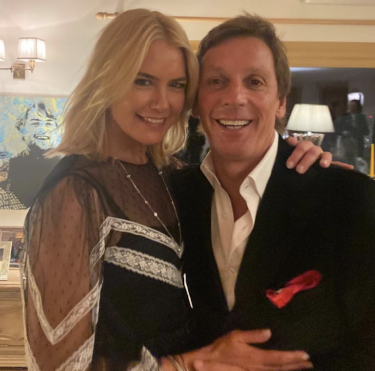 Valeria Mazza celebró sus 50 años en Suiza con su familia: "Festejos en la montaña"