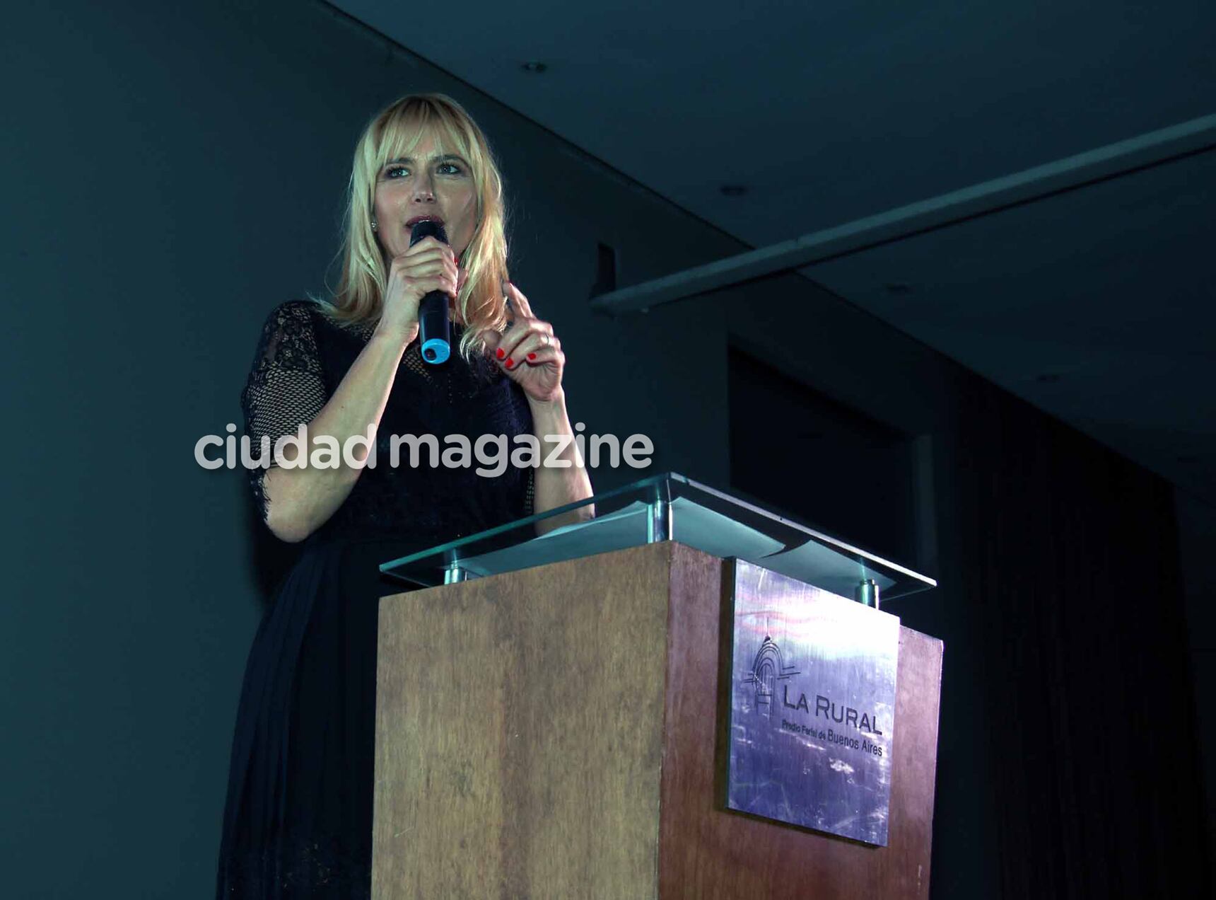 Valeria Mazza en la gala de las Olimpíadas Especiales Argentina. (Foto: Movilpress)
