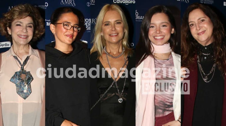 Valeria Mazza, Maia Reficco, Albana Fuentes y más famosos dijeron presente en el estreno de Los Ojos del Perro Siberiano (Fotos: Movilpress)