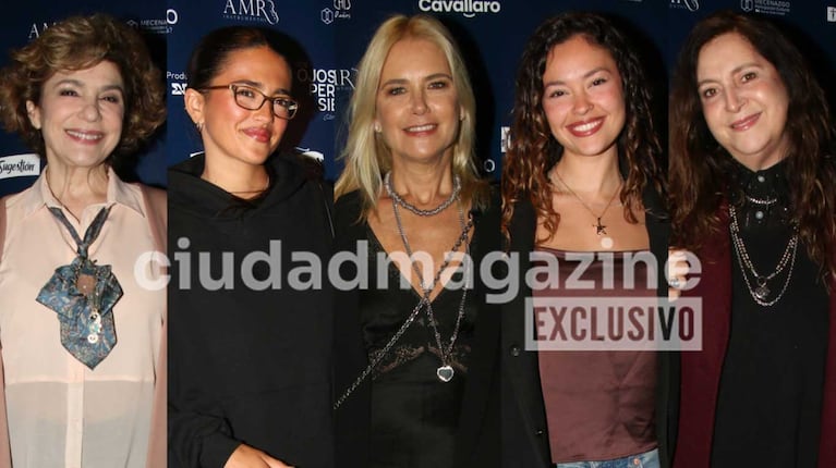Valeria Mazza, Maia Reficco, Mora Bianchi y más famosos dijeron presente en el estreno de Los Ojos del Perro Siberiano (Fotos: Movilpress)