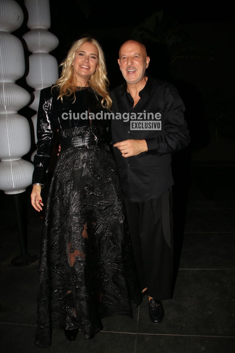 Valeria Mazza y Fabián Zitta en el desfile de la nueva colección y lanzamiento de la fragancia de Fabián Zitta (Movilpress).