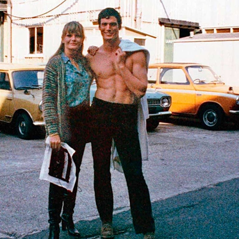 Valerie Perrine junto a Christopher Reeve en Superan (Foto: Instagram @moviescenesandstills)