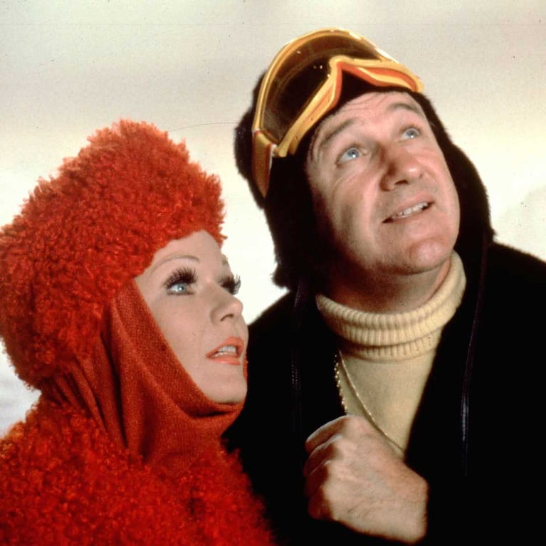 Valerie Perrine junto a Gene Hackman (Foto: Instagram @jamesgunn)