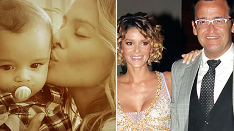 Vanina Escudero cumplió 33 y lo celebró con su bebé. (Fotos: Twitter y Web)