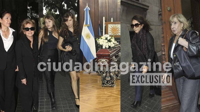 Velatorio Luis Brandoni. Fotos: Movilpress y RS Fotos