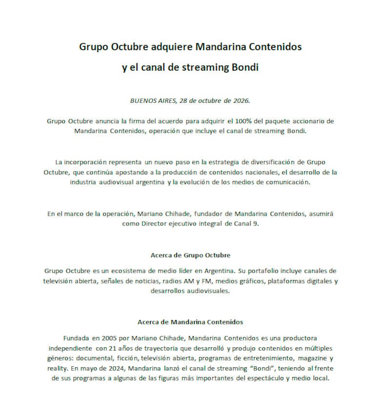 VENTA DE MANDARINA CONTENIDOS (prensa)