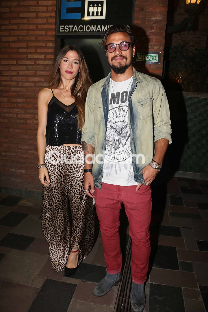 Venus en piel: Jimena Barón y Daniel Osvaldo (Foto: Movilpres)