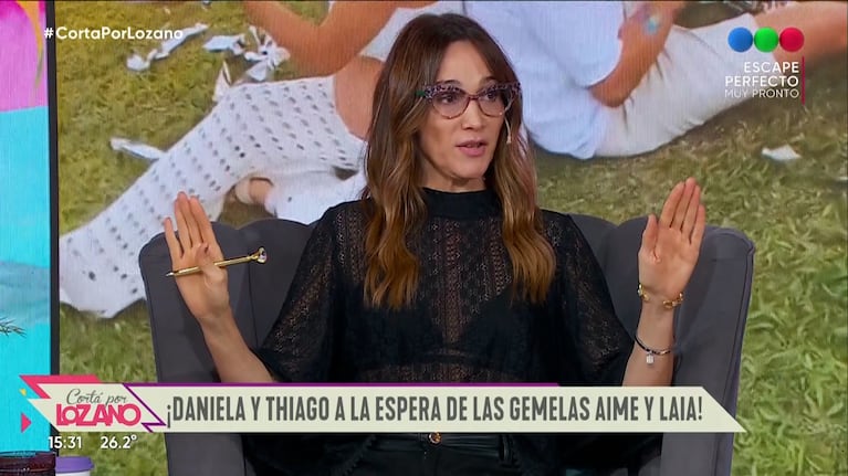 Vero Lozano opinó sin filtros sobre los nombres que Daniela Celis y Thiago Medina les pondrán a sus gemelas