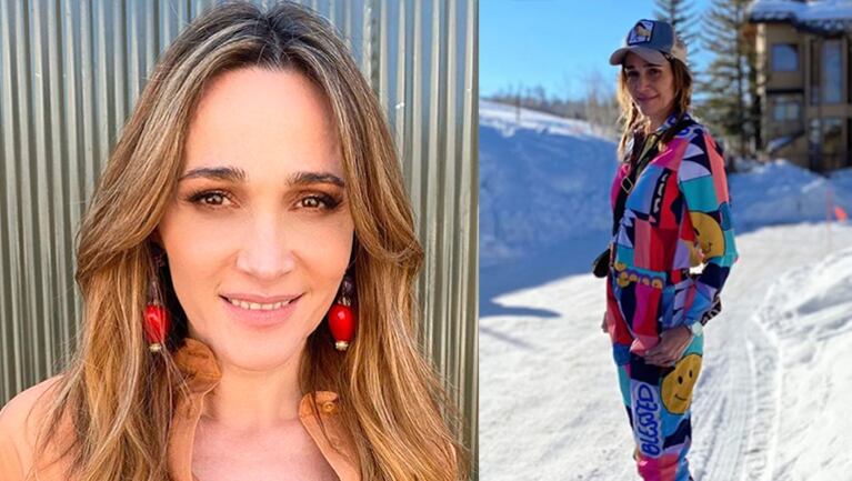 Vero Lozano sorprendió con su look a puro color para pasear por Aspen durante sus vacaciones.