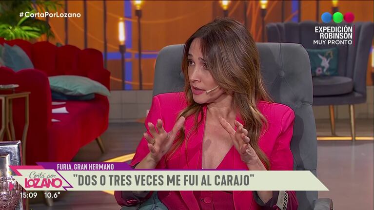 Vero Lozano ubicó en vivo a Furia.