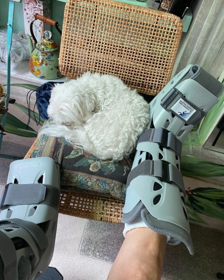 Vero Lozano volvió a la Argentina y mostró los ejercicios que hace para recuperarse del grave accidente que sufrió en Aspen