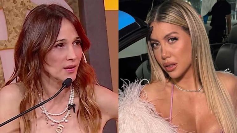 Vero Lozano y Wanda Nara (Fotos: Instagram @wanda_nara y captura Telefe)