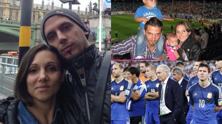 Verónica Brunati le dedicó un sentido texto a su marido, Topo López (Fotos: Web).