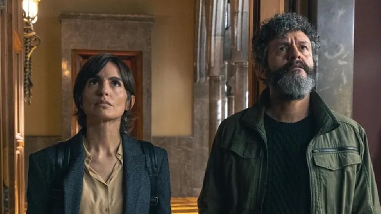 Verónica Echegui, quien murió en agosto último, jun to al actor Isak Férriz.