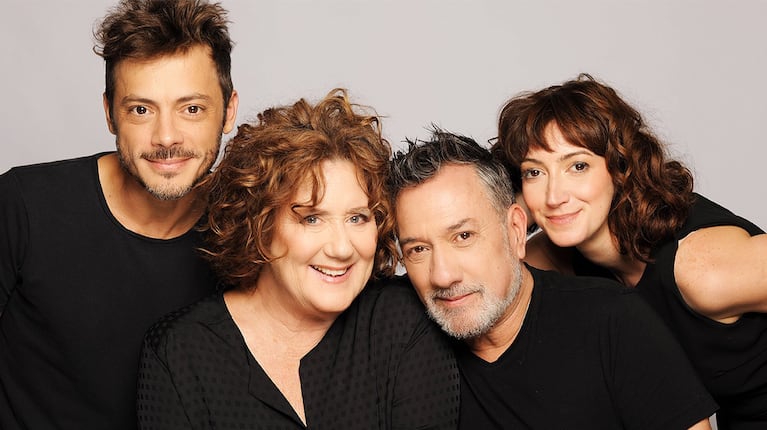 Verónica Llinás, Alejo García Pintos, Tomás Fonzi y Anita Gutiérrez. Foto: prensa