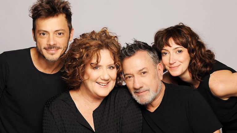 Verónica Llinás, Alejo García Pintos, Tomás Fonzi y Anita Gutiérrez. Foto: prensa