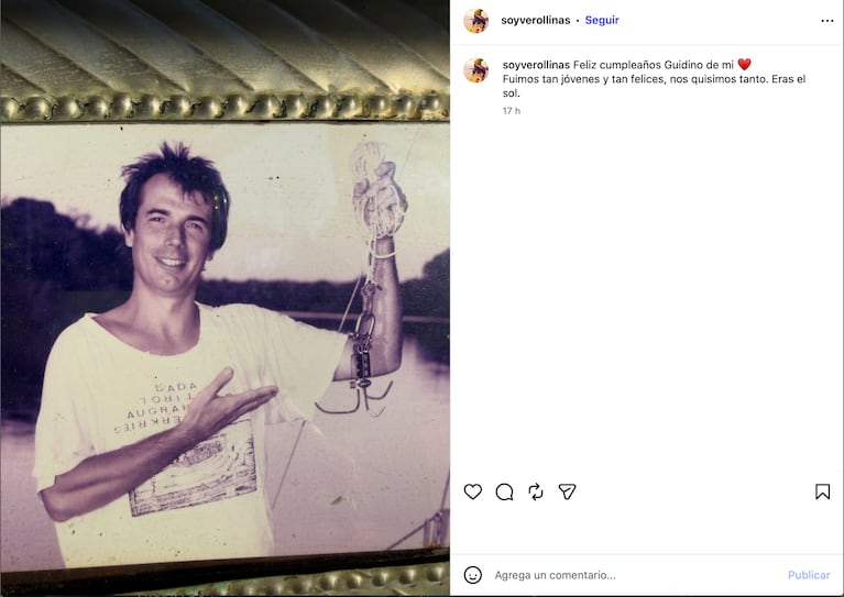 Verónica Llinás recordó a su marido en el día de su cumpleaños (Foto: Instagram @soyverollinas)