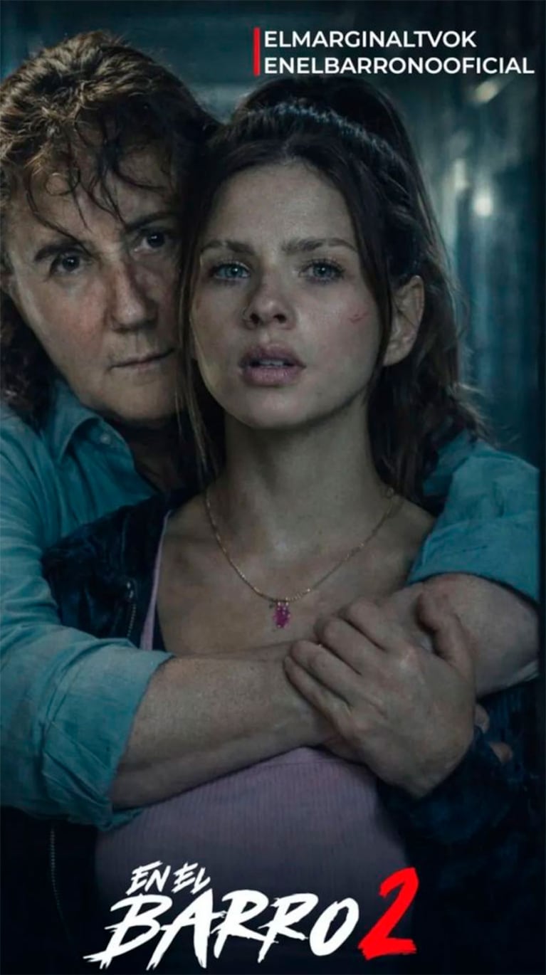 Verónica Llinás y la China Suárez en En el Barro (Foto: captura de Netflix).