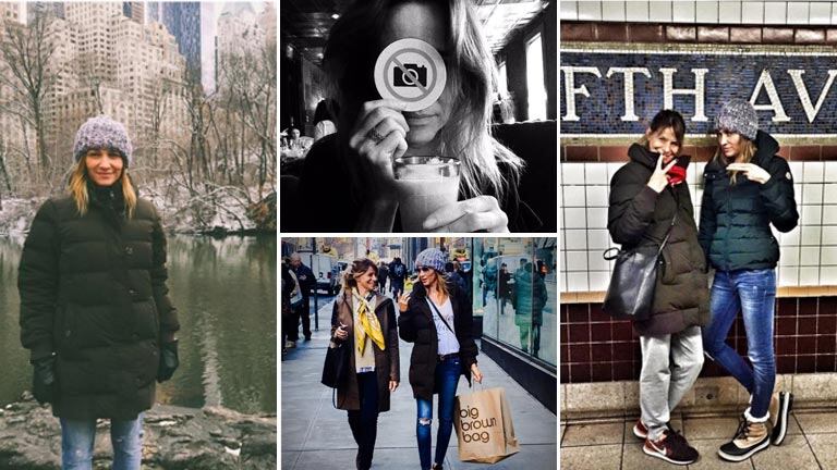 Verónica Lozano, de vacaciones en Nueva York. (Foto: Instagram y Twitter)