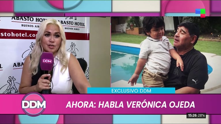 Verónica Ojeda en diálogo con el programa El Diario de Mariana (Foto: captura de América).