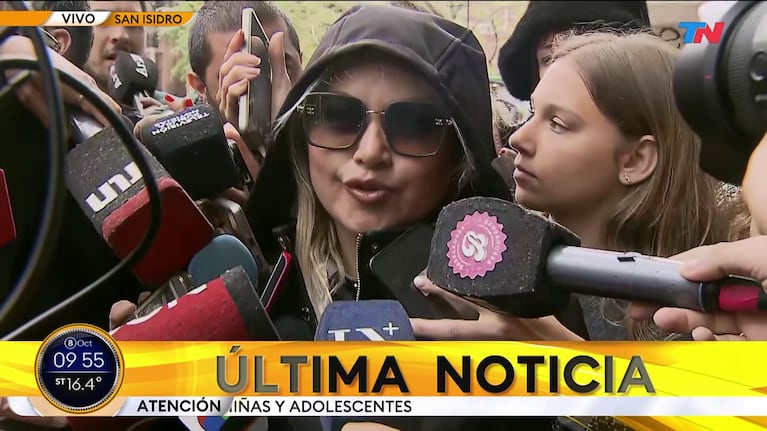 Verónica Ojeda habló del juicio por la muerte de Diego Maradona (Foto: captura de TN).