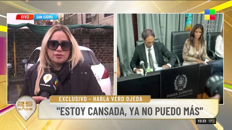 Verónica Ojeda habló en Intrusos del juicio por la muerte de Diego Maradona (Foto: captura de América).