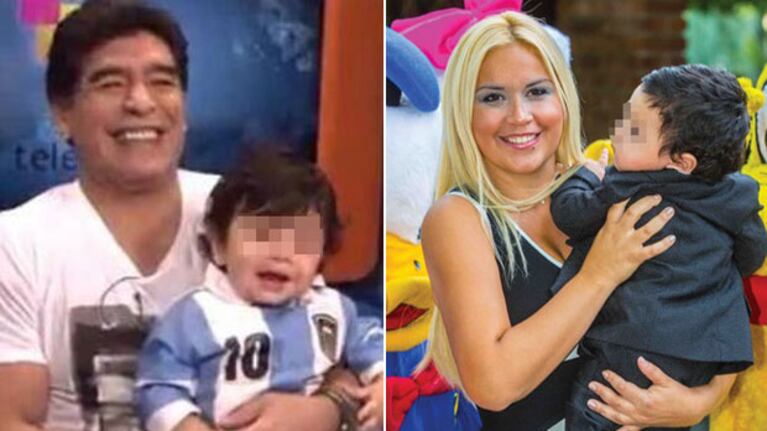 Verónica Ojeda no podrá mostrar el rostro de Dieguito Fernando en Bailando 2015 (Foto: Web y Revista ¡Hola!)