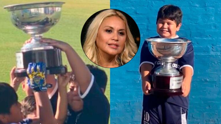 Verónica Ojeda se emocionó al ver a Dieguito Fernando jugando al fútbol: Primer día de entrenamiento, feliz por vos mi amor